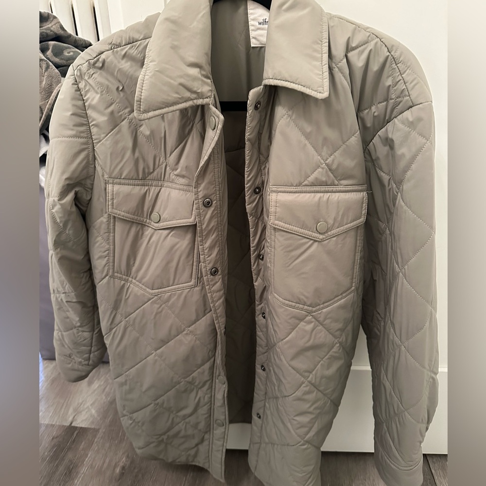 Wilfred Free green puffer jacket, size xs
